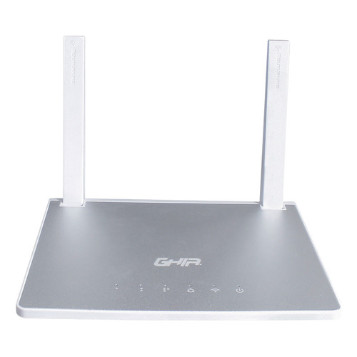 Router Ghia 300mbps Access Point Repetidor Inalámbrico Wisp Color Blanco Modelo GNW-W1