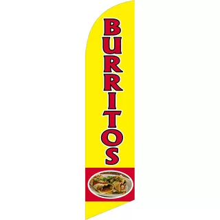 Bandera Publicitaria Burritos # 53a Solo Bandera