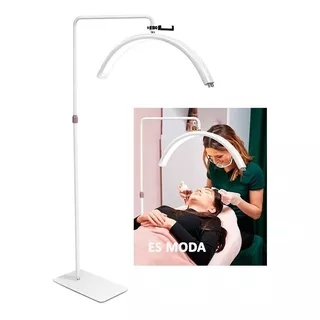 Lampara Led Media Luna Extensiones De Pestanas Belleza White