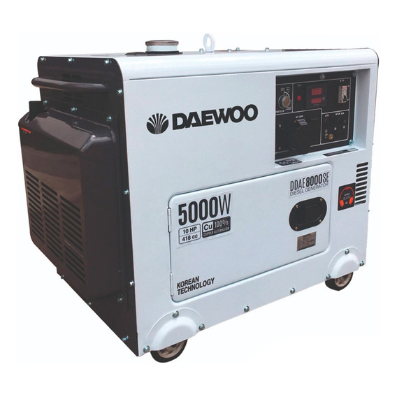 Generador A Diesel Eléctrico 5kw 4 Tiempos Daewoo Ddae8000se