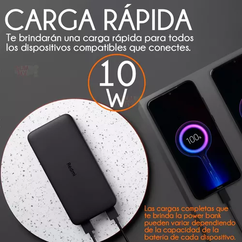 Xiaomi Power Bank 10000 mAh 10W - Negra XIAOMI