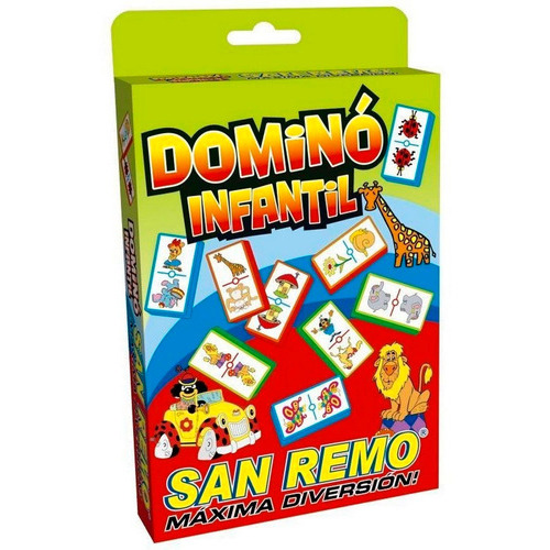 Domino Infantil Con Dibujos Caja San Remo Ploppy 368321