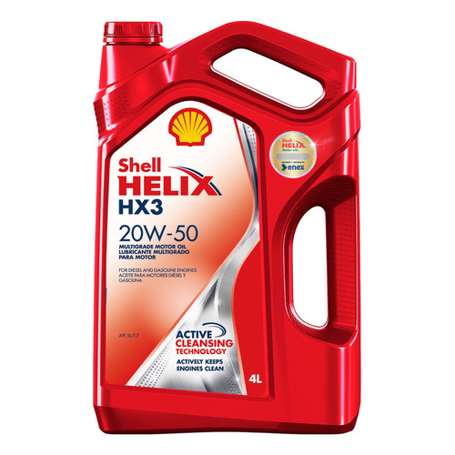 Shell Helix HX3 mineral 20W-50 4L Mineral Autos, Pickups & SUV