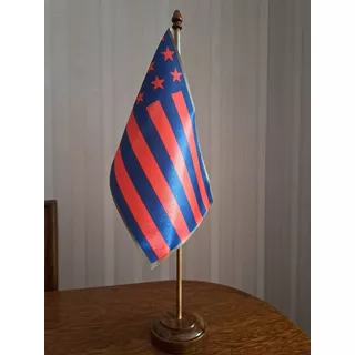 Mastil De Escritorio Con Bandera San Lorenzo