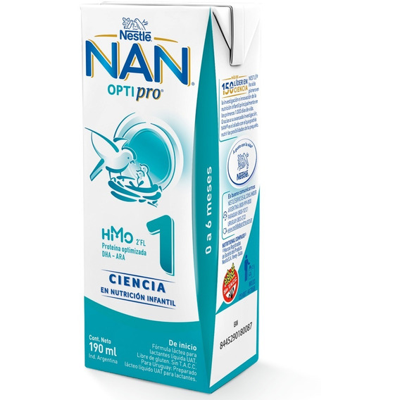  Nan Optipro 1  En Brick 190ml Por 24 Unid