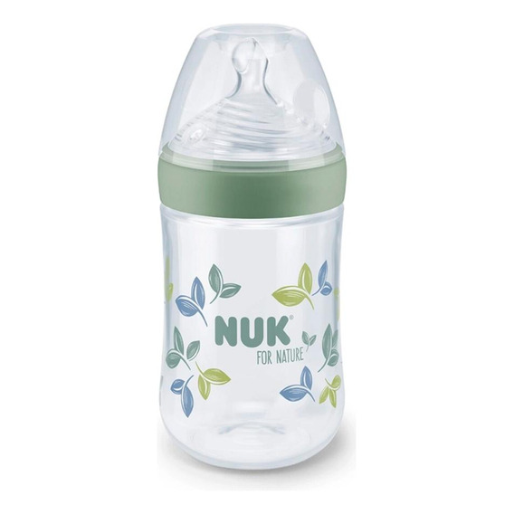 Mamadera Nuk For Nature 260 Ml -verde Mate