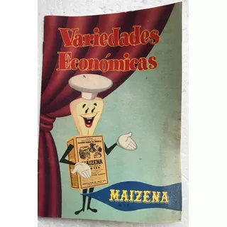  Maizena, Variedades Económicas Recetario Cocina Antiguo 