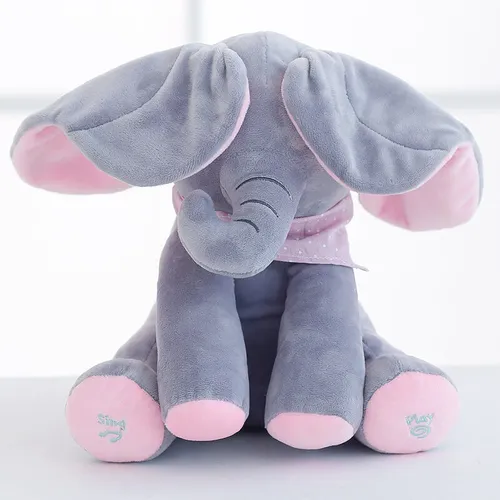 Toy elephant that plays peek a boo new arrivals