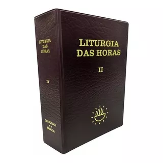 Livro Liturgia Das Horas Vol 02 Encadernada Breviário Igreja
