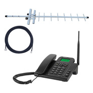 Kit Celular Mesa Rural Intelbras 4g Wi-fi + Antena Externa