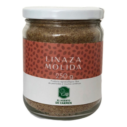 Linaza Molida Agroecológica Orgánica 250g Huerto De Carmen