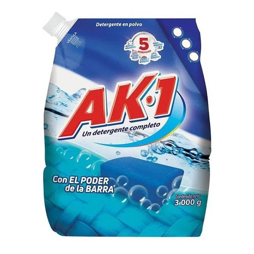 Detergente En Polvo Ak-1 3.000