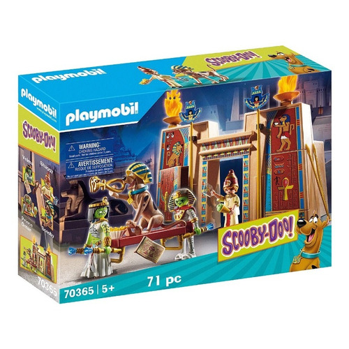 Playmobil Scoby Doo Aventura Egipto Set 70365 Incluye 71 Pz