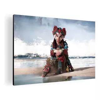 Cuadro Mural Moderno Aloy, Horizon Zero Dawn 42x30 Mdf Color N/a Armazón N/a