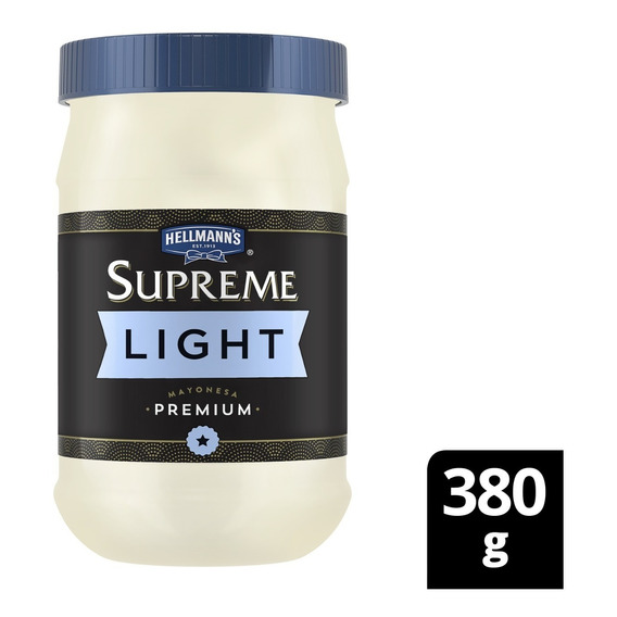 Hellmann's Supreme Mayonesa Light Frasco 380gr