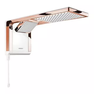 Chuveiro Acqua Duo Branco Rose Gold 220v 7800w Lorenzetti Cor Branco/rose Gold Potência 7800 W