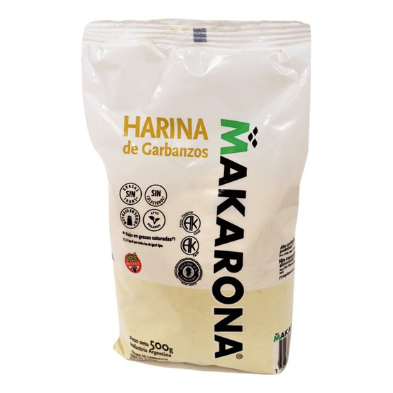 Harina De Garbanzo Libre De Gluten Makarona X 500g