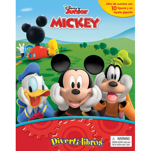 Mickey Diverti-Libros, de Disney. Editorial Guadal, tapa dura en español, 2019
