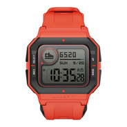 Smartwatch Amazfit Sport Neo 1.2  Caja De  Plástico  Orange, Malla  Orange De  Pur A2001
