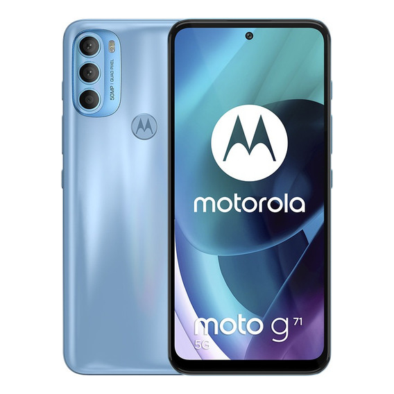 Smartphone Motorola Moto G71 6.4'' 128gb + 6gb Ram 5g Android 11 Color Azul ópalo