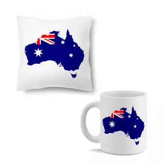 Kit Almofada Caneca Australia