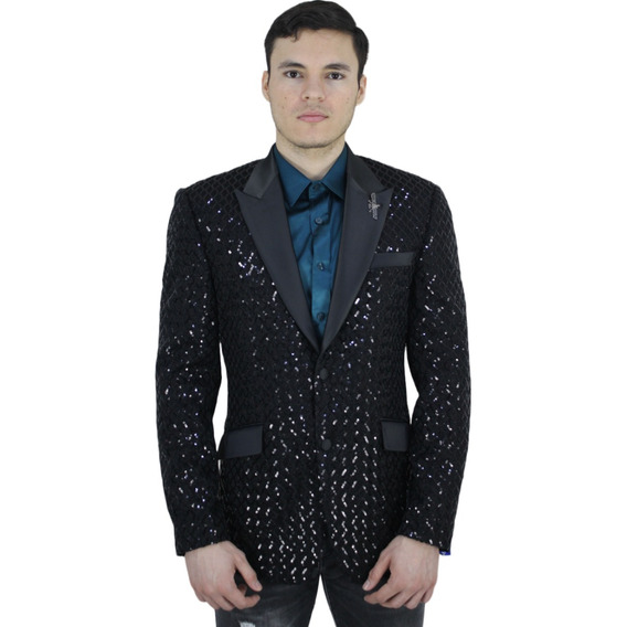 Saco Blazer Barabas Con Lentejuelas 2bl3099 Para Hombre 