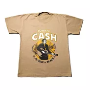 Johnny Cash - The Man In Black - Remera