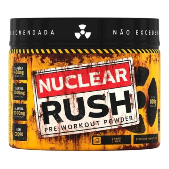 Nuclear Rush Pre Entreno Polvo 100g Sabor Uva