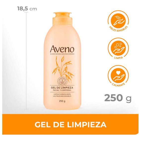 Gel Facial Aveno Limpieza 250gr