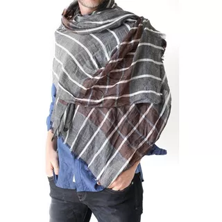 Chalina Pashmina Hombre Escocés Fin