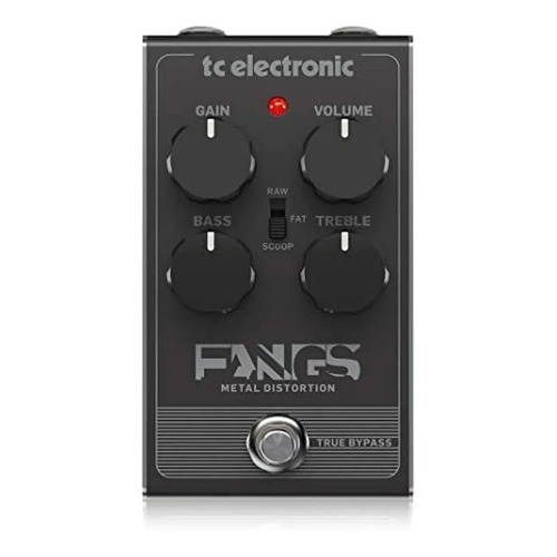 Pedal Tc Elctronic Pedal Fangs Metal Distortion Color Negro