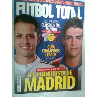 Revista Futbol Total Chicharito Y Jimenez 2014-15