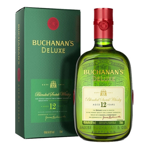 Buchanans Deluxe 12 Años Blended Scotch whisky 750ml