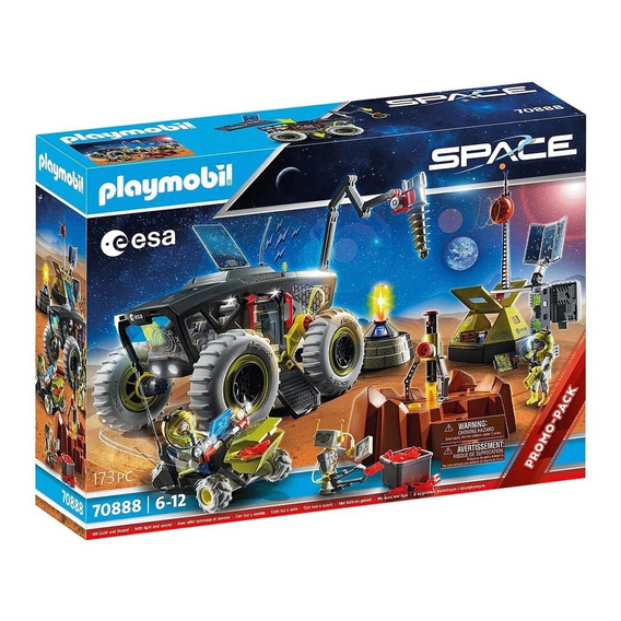 Expedicion A Marte Con Vehiculo Playmobil Space 70888 Febo
