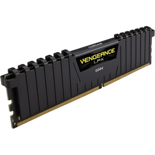 Memoria RAM Vengeance LPX gamer color negro 8GB 1 Corsair CMK8GX4M1Z3600C18