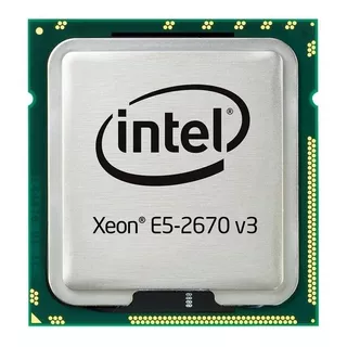Procesador Intel Xeon E5-2670 V3 Bx80644e52670v3  De 12 Núcleos Y  3.1ghz De Frecuencia