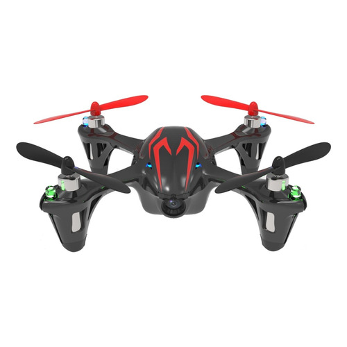 Drone Hubsan X4 Cemare H107C Standard con cámara SD black y red 1 batería