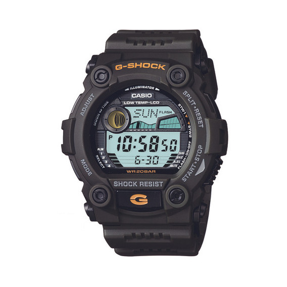 Reloj Hombre Casio G-7900-3dr G-shock Color De La Correa Negro Color Del Bisel Negro Color Del Fondo Negro