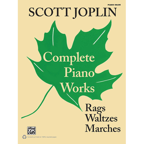 Scott Joplin: Complete Piano Works, De Scott Joplin. Editorial Alfred Music, Tapa Blanda En Inglés, 1985