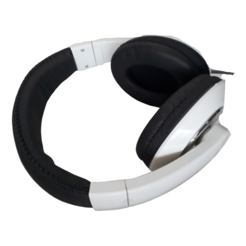 Audífonos Estereo Headphones Vortex Diadema Ajustable. St Color Blanco Color De La Luz Blanco