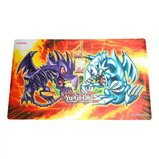 Tapete De Duelo / Playmat Dragão Branco E Dragão Negro Toon