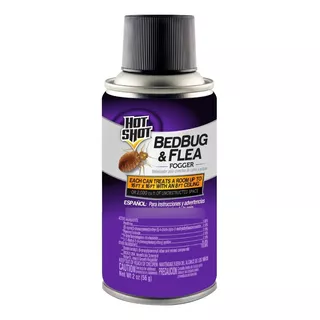 Hot Shot Bed Bug Flea Mata Chinches Pulgas 3 Piezas 2oz C/u