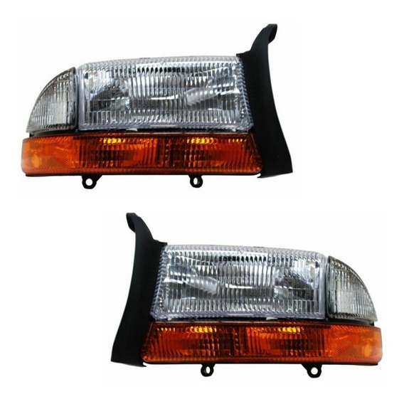 Par Faros Durango 1998-1999-2000-2001-2002-2003 Con Cuarto 