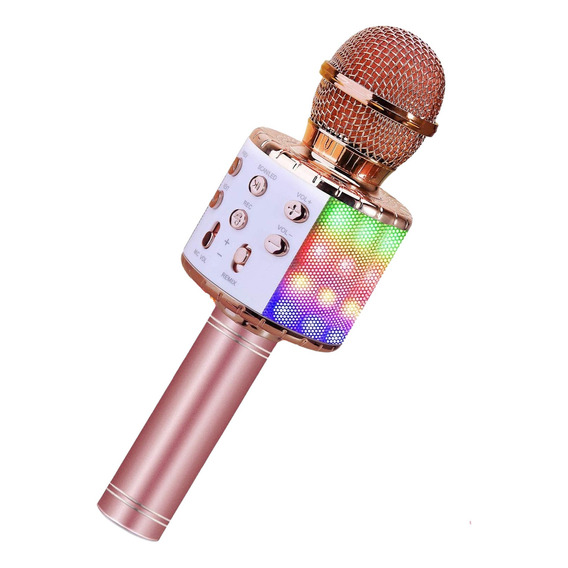Micrófono Para Niños  Bluetooth Con Luces Alta Calidad