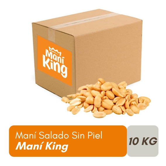 Mani Frito Salado Sin Piel Mani King X 10kg