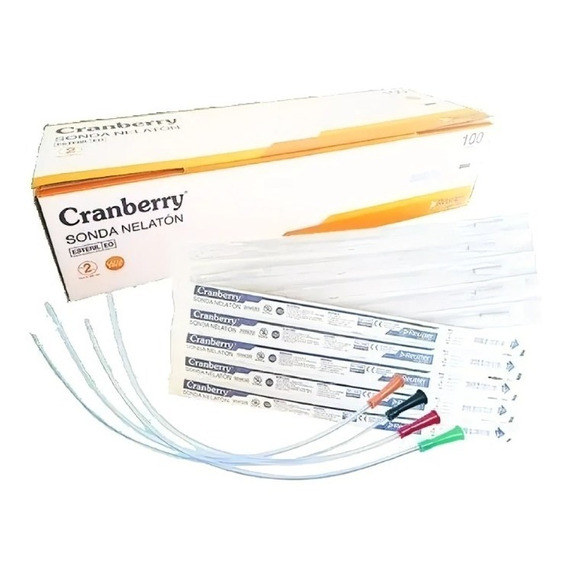 Sonda Nelaton N°14 40cm Cranberry Caja 100 Un