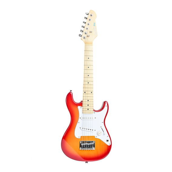 Guitarra Eléctrica Stratocaster Parquer Sunburst Niños Viaje