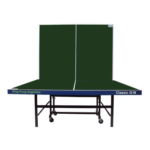 Mesa de ping pong PingPong Argentina Classic G18 fabricada en MDF color verde