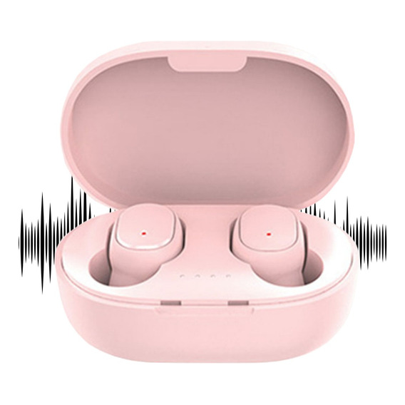Auriculares Bluetooth Ruffo Rf-a6s Rosa In-ear Con Microfono