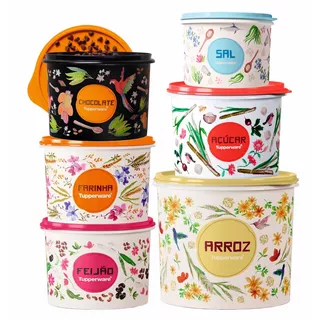 Tupperware Conjunto Floral 